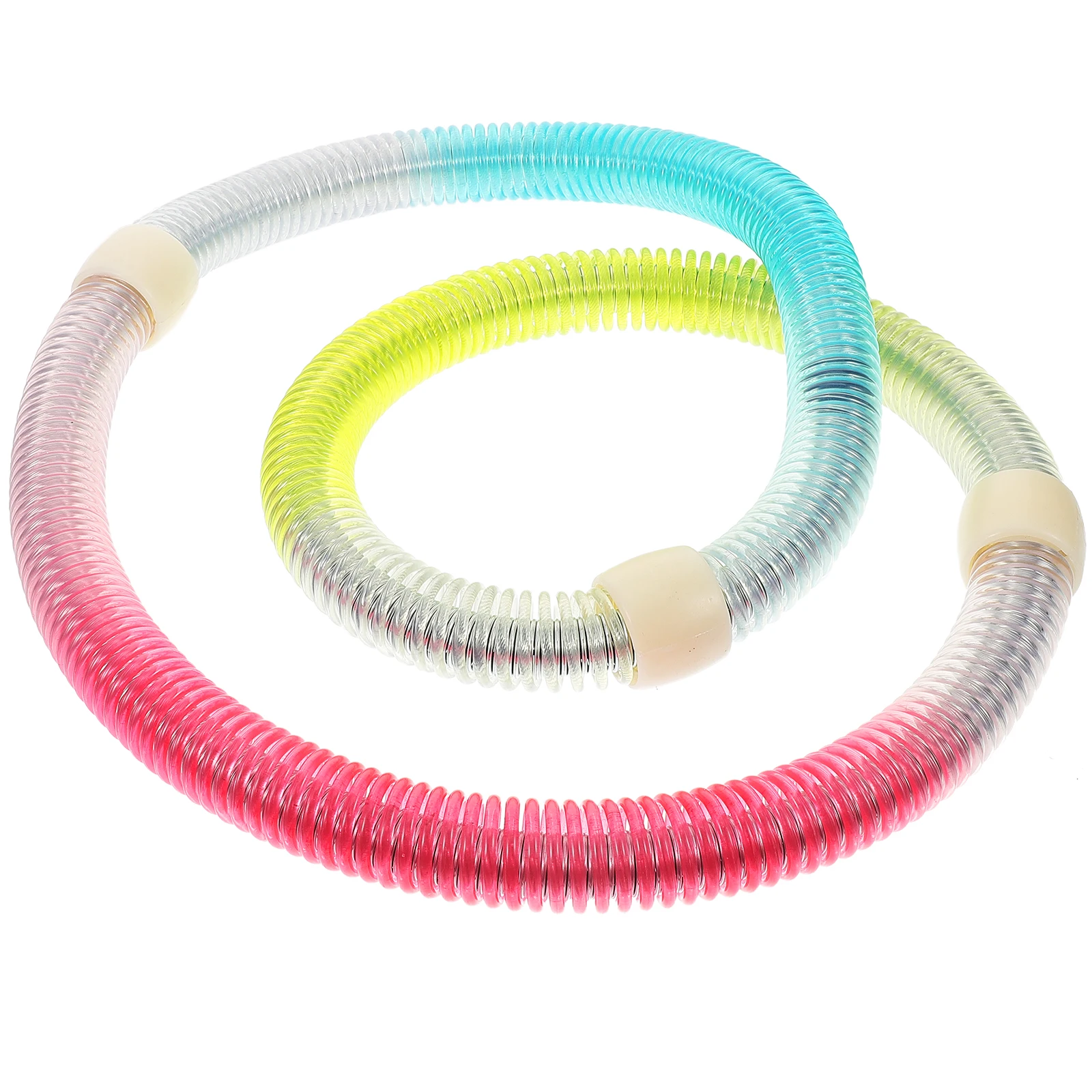 

Equipment Gradient Color Foldable Women Belly Workout Hoops Plastic Steel Indoor Supplies Yoga