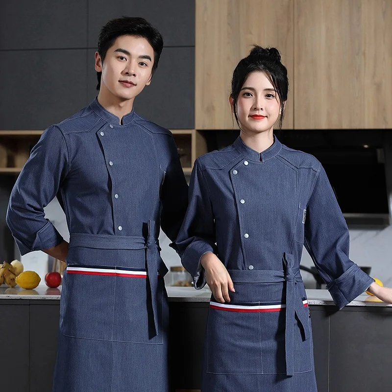 chef's-uniform-long-sleeved-autumn-and-winter-wear-unisex-cotton-for-baking-pastry-chef-school-kitchen-workwear-dessert