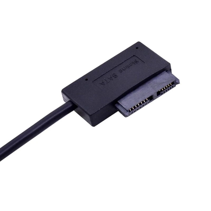 2025 Новый USB 2.0 в мини-SATA 7+6 13-контактный преобразователь адаптер Внешний кабель для ноутбука ноутбука для ПК CD-ROM