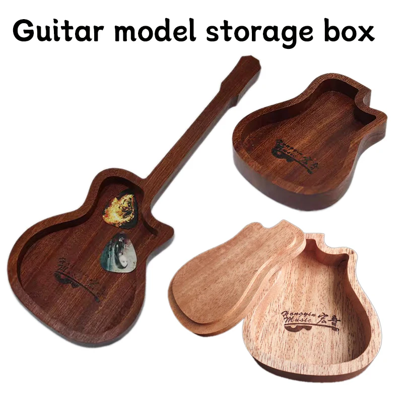 guitar model box pick box gift solid wood peach blossom core D Type GA type acoustic guitar