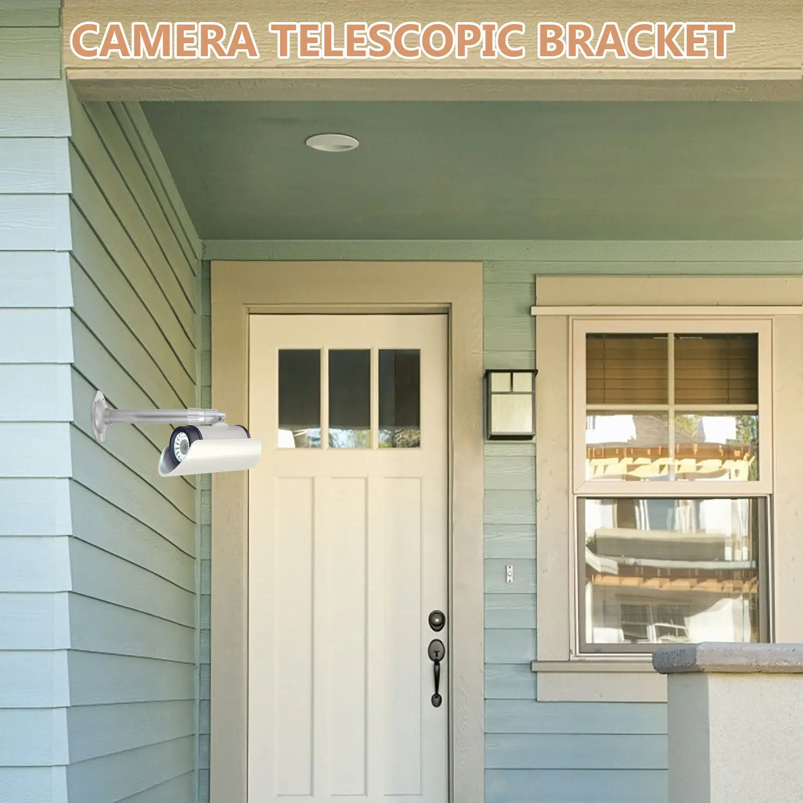 

Выдвижная настенная подставка для камеры, кронштейн для внутреннего монтажа, регулируемый потолочный/настенный держатель, опора для камеры видеонаблюдения для домашнего мониторинга