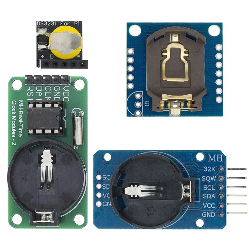 Yanxd ds3231 módulo iic ds1302 módulo de relógio de precisão ds1307 módulo de memória mini em tempo real 3.3v/5v para raspberry pi