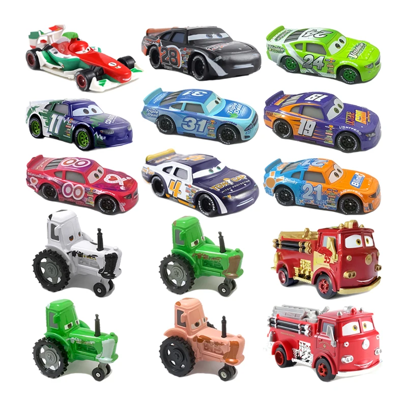 Pixar Cars 2 3 Lightning McQueen Cruz Ramires Sterling Ramone Tractors Alloy Cars Model Children’s Cars Toys Gifts