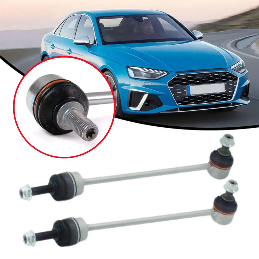 

Silver Car Front Sway Bar Link Left Right Stabilizer Kit Replacement Link Ball Joint for Mercedes 2213200189 2213200289 W221