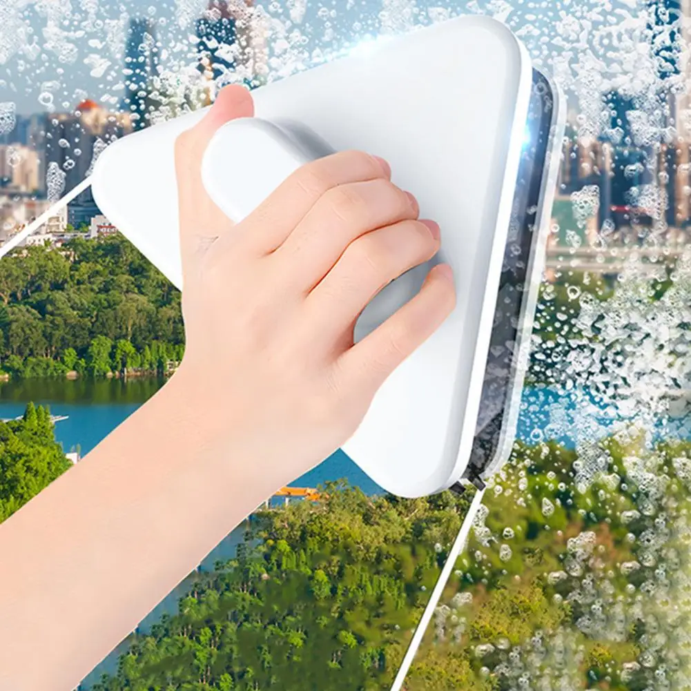 Windows Cleaner Magnetic, Double-layer Glass Magnetic Wiper Outside High-Rise Window Cleaning Tool, Brush for Washing Windows