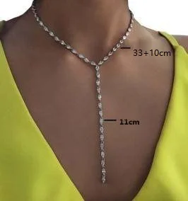 Hot Selling 5a Cz Choker Crystal Gem Luxury Chokers Collar Chocker Chunky Y Necklace Women Wedding Sexy Jewelry Drop Ship