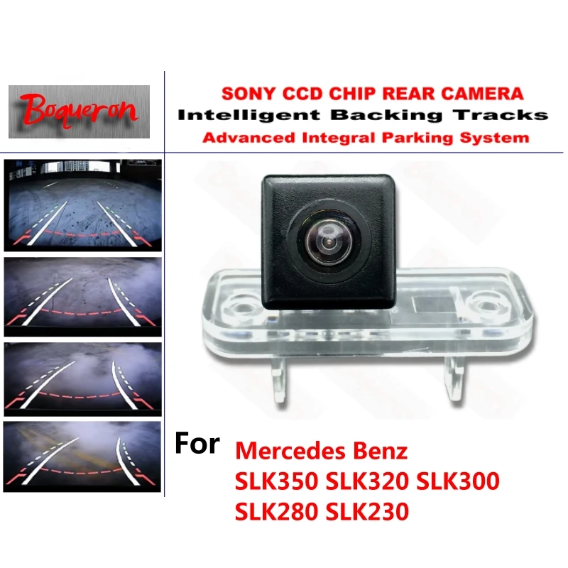 

for Mercedes Benz SLK 350 320 300 280 230 CCD Car Backup Parking Camera Intelligent Tracks Dynamic Guidance Car Rear View Camera