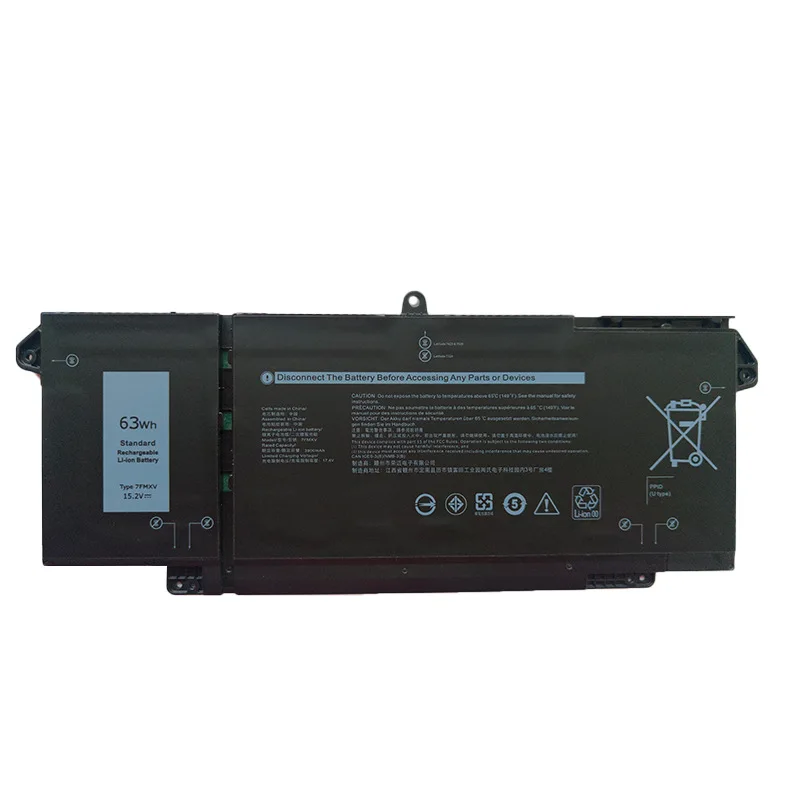 7FMXV 4 celdas 63Wh batería del ordenador portátil para Dell Latitude 5320 7320 7420 7520 Latitude 5320 2 en 1/7320 2 en 1/7420 serie 2 en 1