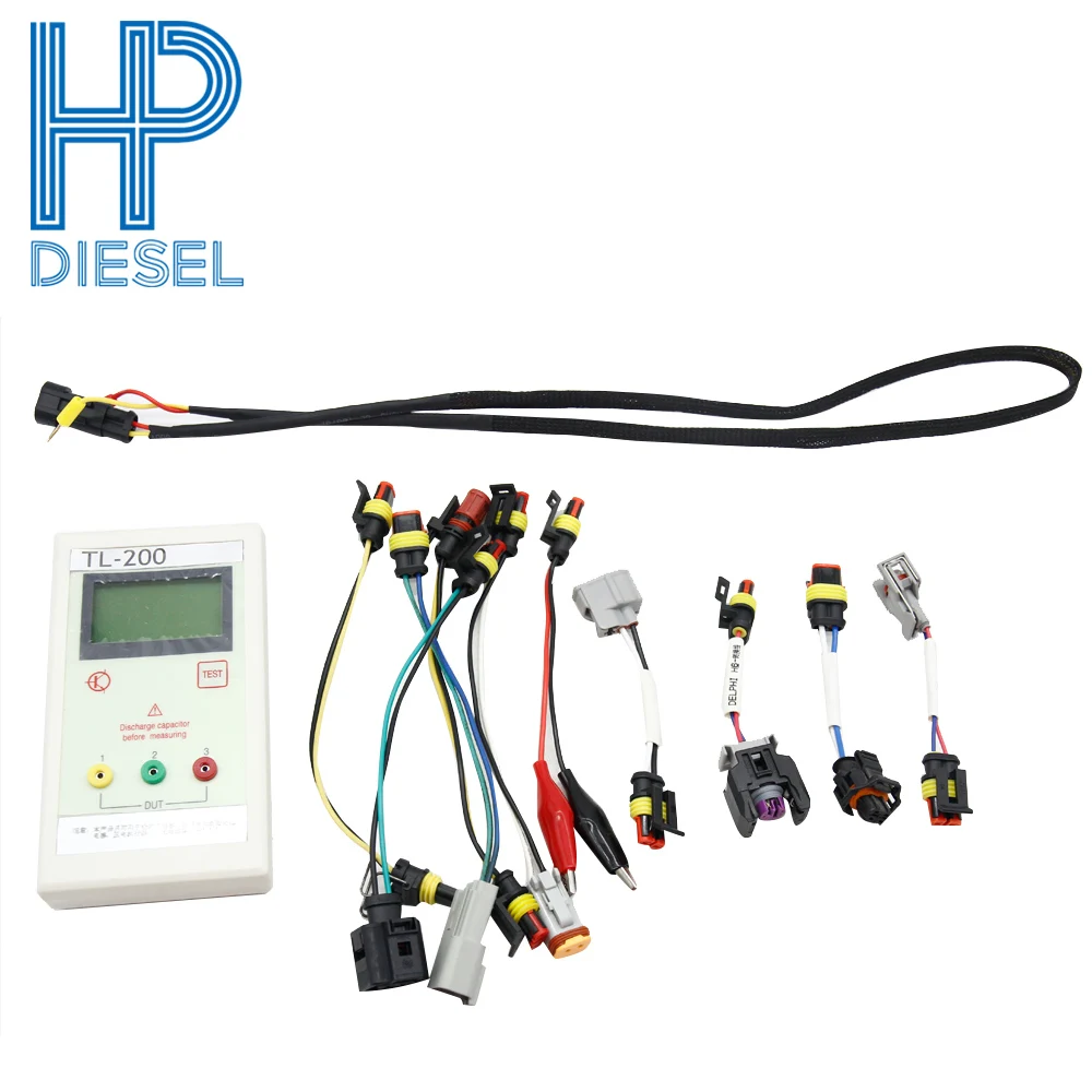 2 pcs/lot Diesel Common Rail Injector Piezo Injector TR LCR ESR Resistance Capacitance Inductance Tester TL-200