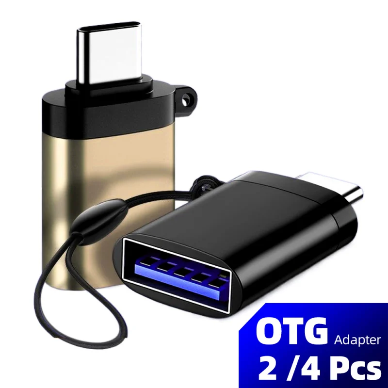 

2Pcs/4Pcs USB3.0 OTG Data Adapter Fast USB A to Type C Adapters for iPhone16 15 Xiaomi Huawei samsung MacBook Converter Laptop