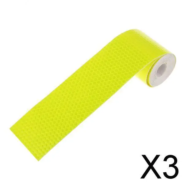 

3-6pack Night Reflective Warning Conspicuity Tape Strip Sticker DIY