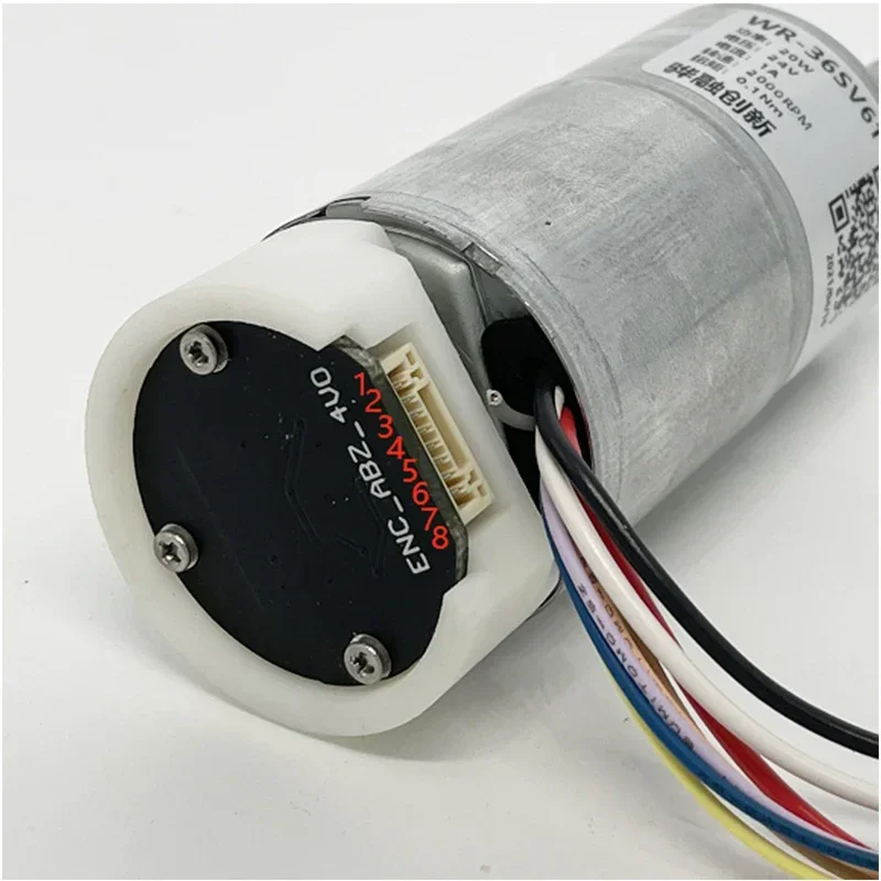 Brushless DC servo motor, DC24V, DC36V, DC48V, three phase, with Hall, with encoder: 4096 sensor