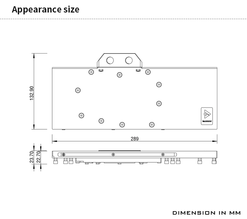 BARROW Water Block For Gigabyte RX 7900 XTX GAMING,AORUS ELITE 24G,7900 XT 20G GAMING OC Card Cooler,BS-AMD7900XTX-PA