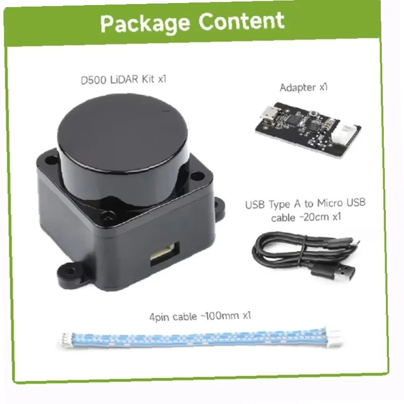 LDROBOT D500Kit DTOF outdoor  SLAM Navigation Scanning  Sensor support ROS1 ROS2 (C1)