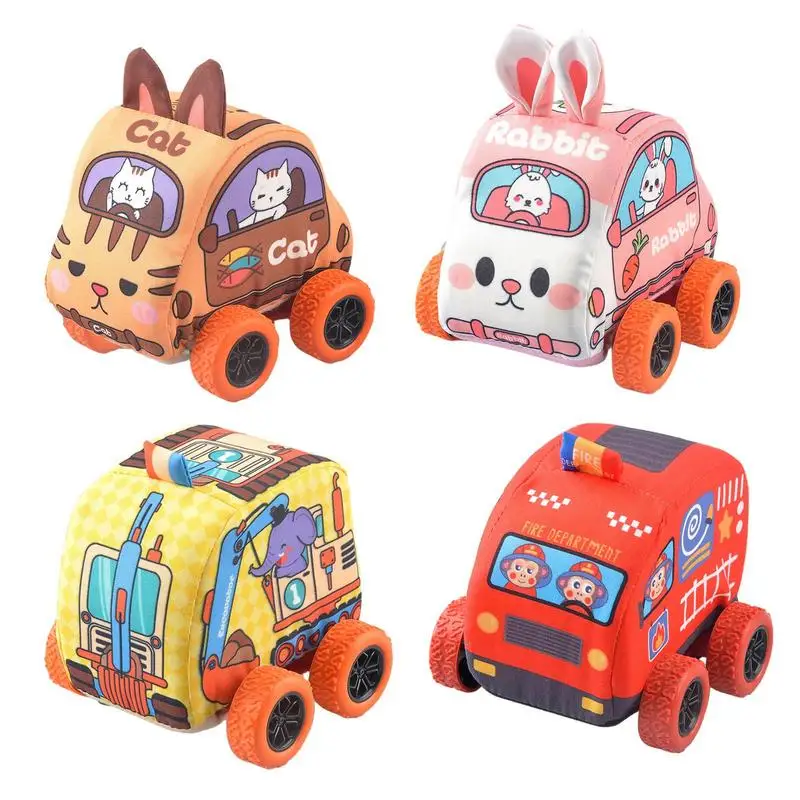 Ensemble de jouets de voiture souple pour bébé, livre de gril, son coule parent-enfant, papier hochet, jeu de cartes, polymères de course