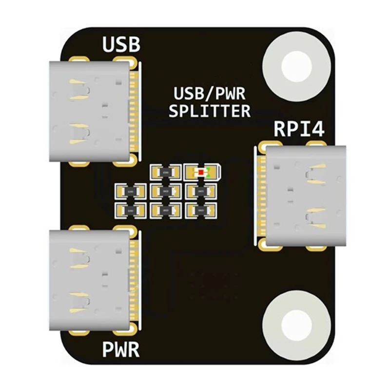 Divisor de corriente USB para Raspberry Pi Blikvm y placa de desarrollo, Compatible con Control remoto, servidor Overtip CSI