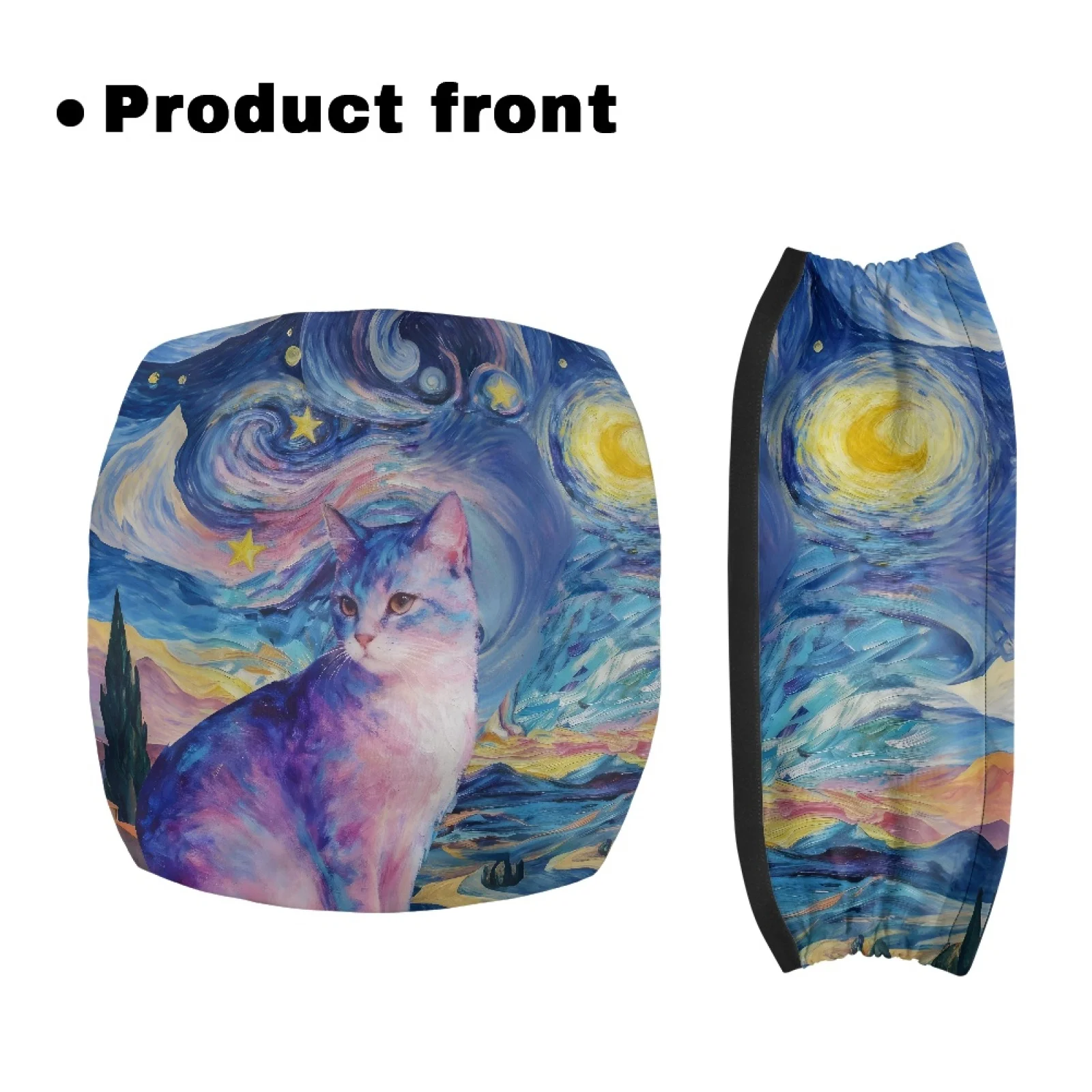 Coloranimal Starry Sky Cat Print Pack of 2 Rollator Seat Cover for Family Rollator Walker Seat Back Cover 2026 Trending