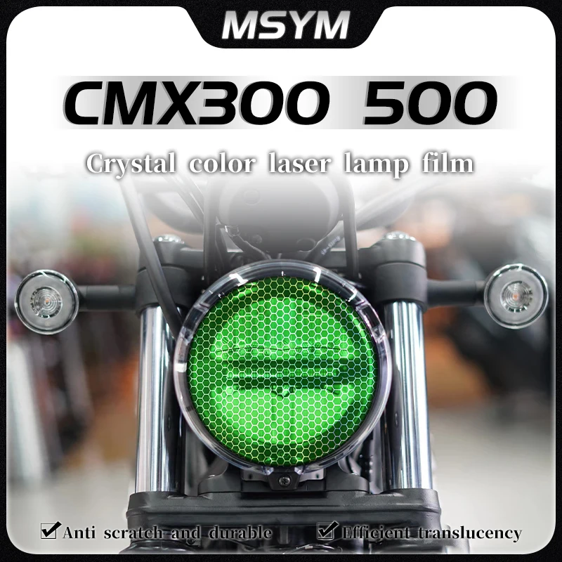 

For Honda CMX300 CMX500 cmx 300 cmx500 Headlight film honeycomb laser protective film transparent protective sticker accessories