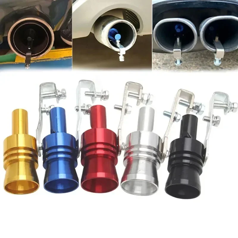 

5 Color Universal Turbo Exhaust Whistle Modified Exhaust Sound Simulator Motorcycle Exhaust Pipe Sound Generator Parts