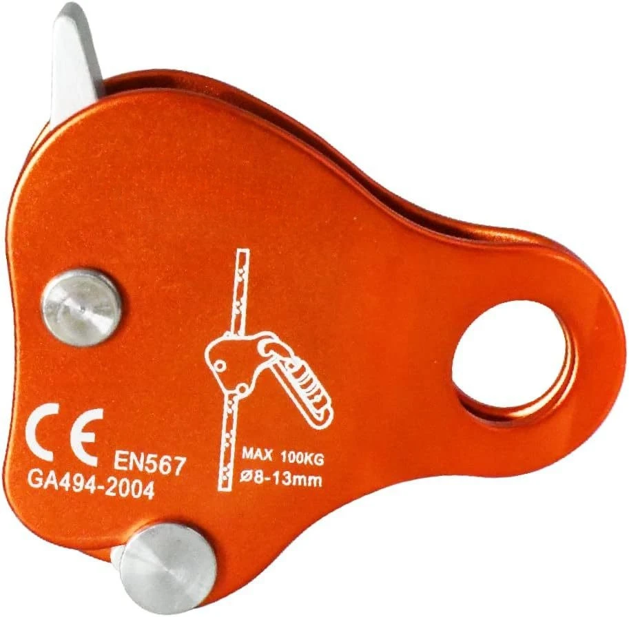 Fall Stoppers, Mountaineering and Rock Climbing Equipment Mobile Rope Grabs, Blue  Self-Locking, Descending, Descent Protectors