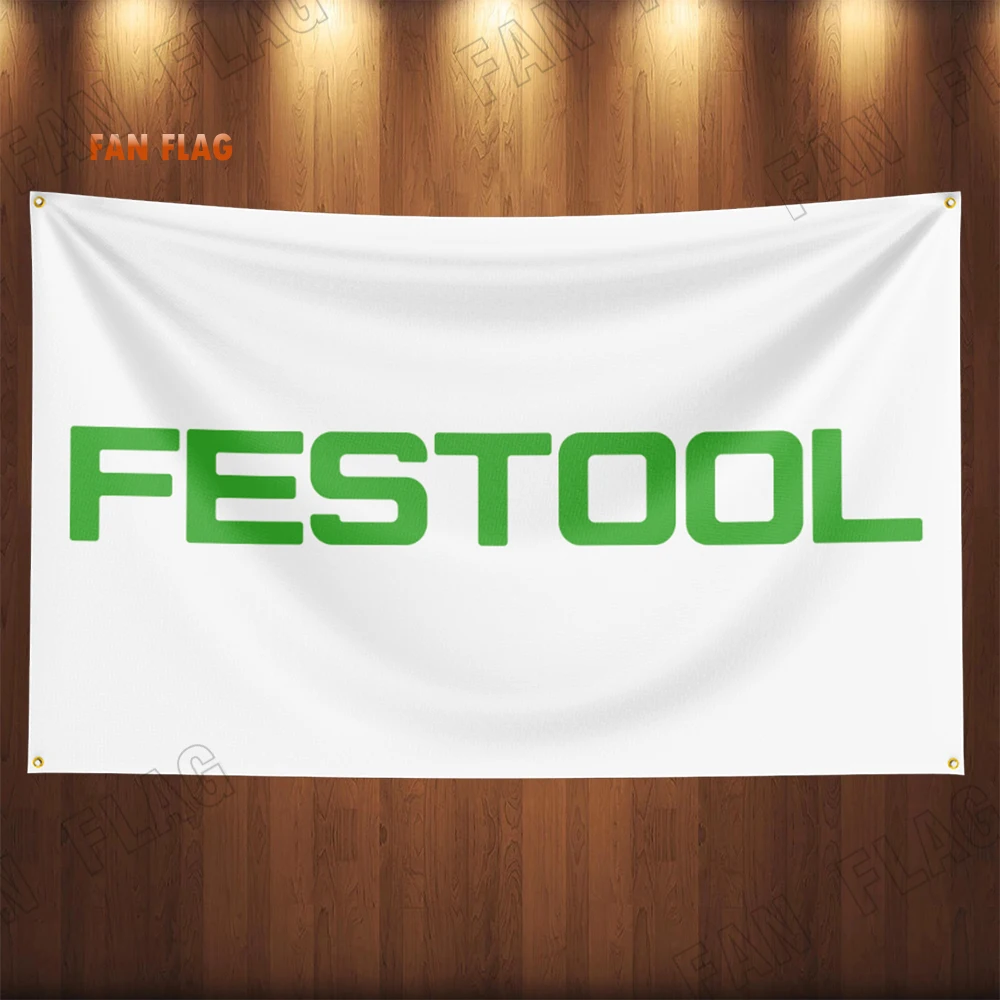 90x150CM Festools logo Flag poliestere stampato elettricista Banner per Decor flag banner strumento manuale strumenti e accessori Powel