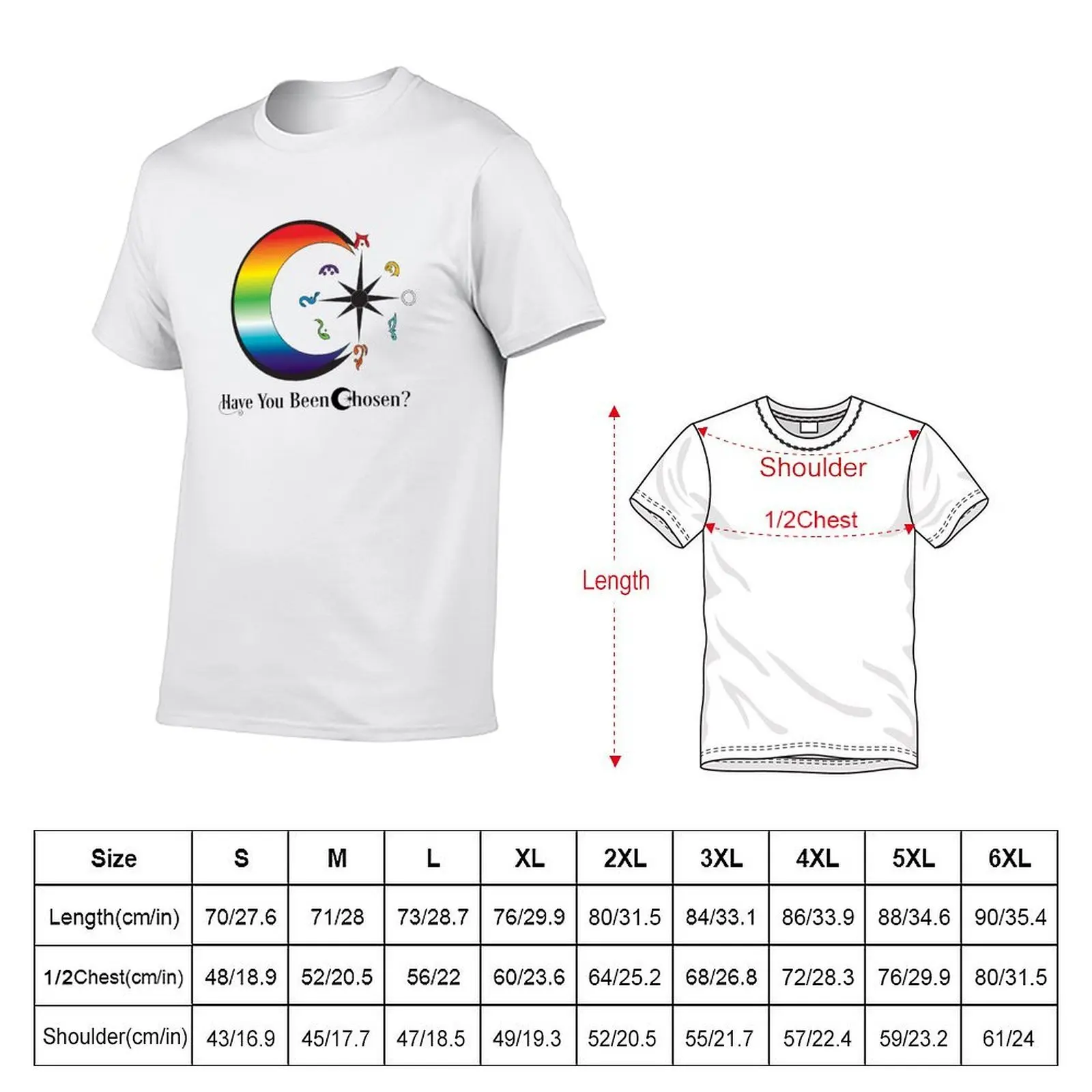 Macy Blake -Have You Been Chosen: Rainbow Moon T-Shirt t shirt men 100% cotton luxury brand T-Shirt