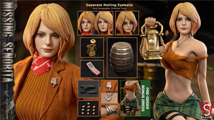 Resident Evil Ashley Bikini: The Real Deal on SWTOYS FS057 Ashley Graham  Daily Wear Ver.