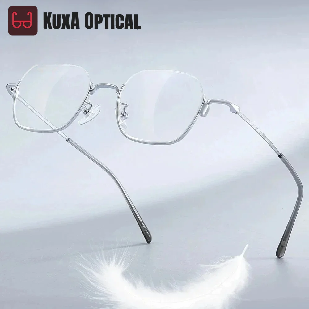 

XUKA Glasses Frames for Women New Fashion Design Semi Rimless Lightweight Optical Ladies Myopia Goggles Frames