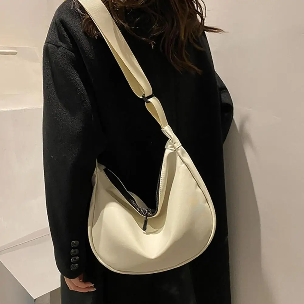 Cute Japanese Canvas Casual Teenage School Bag Aesthetic Sweet Messenger Bag Large Capacity Shoulder Bag Crossbody Bags