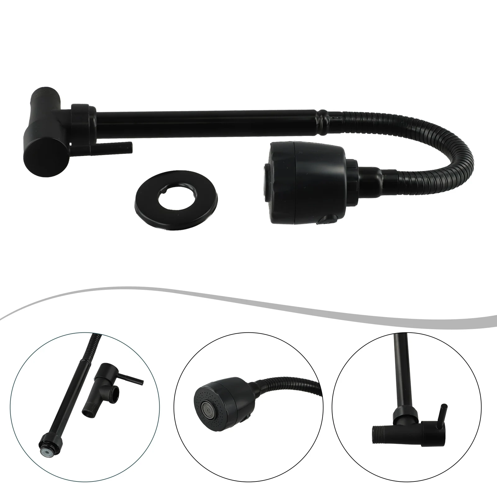 Cold Water Tap Kitchen Faucet Washing Dishes As Shown Flexible Hose Kitchen Faucet Basin Faucet Erosion Resistant