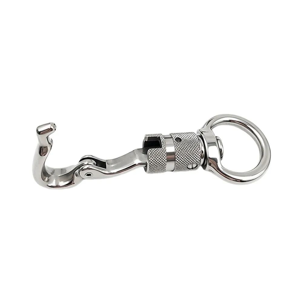 Swivel Snap Hook for Horse Leash Featuring Stainless Steel Body and Smooth Action Closure for Enhanced Control and Safety