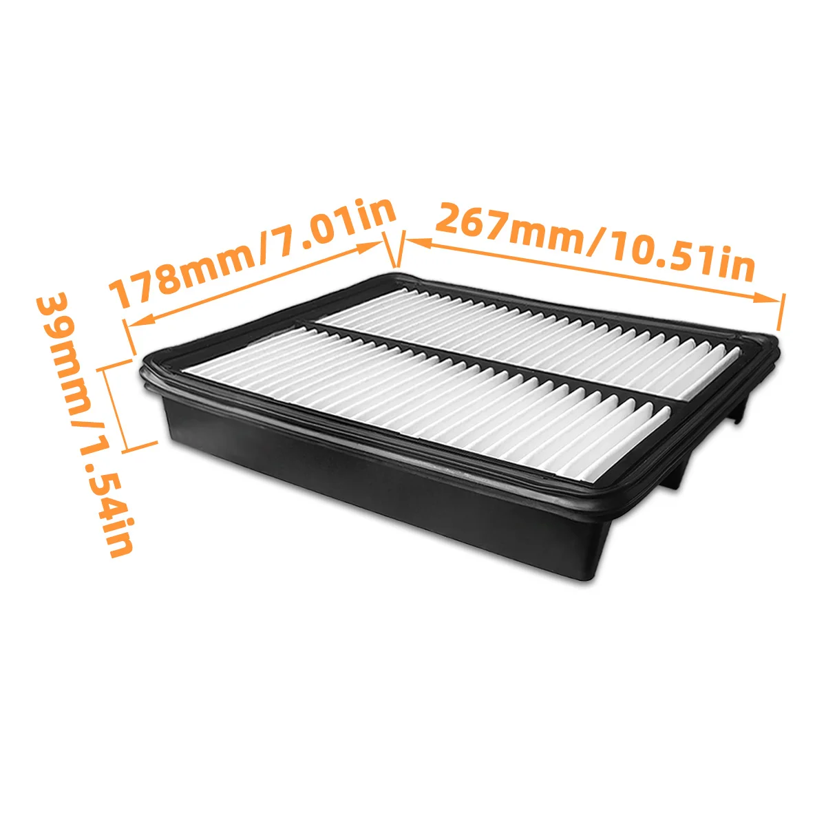 Auto-Motorluftfilter CA11259 Passend für Mazda 3 Sport 2012-2018, 6 2014-2021, CX-5 2013-2021, PE07-13-3A0A, PEAR-13-3A0, MGA49247 – Detail 7