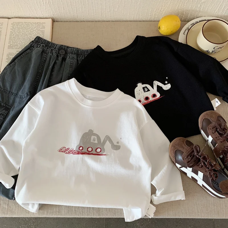 2025 New Children T-Shirt Solid Color Versatile Short Sleeve Tops For Boys And Girls Summer New Baby Thin Cotton Bottoming Shirt