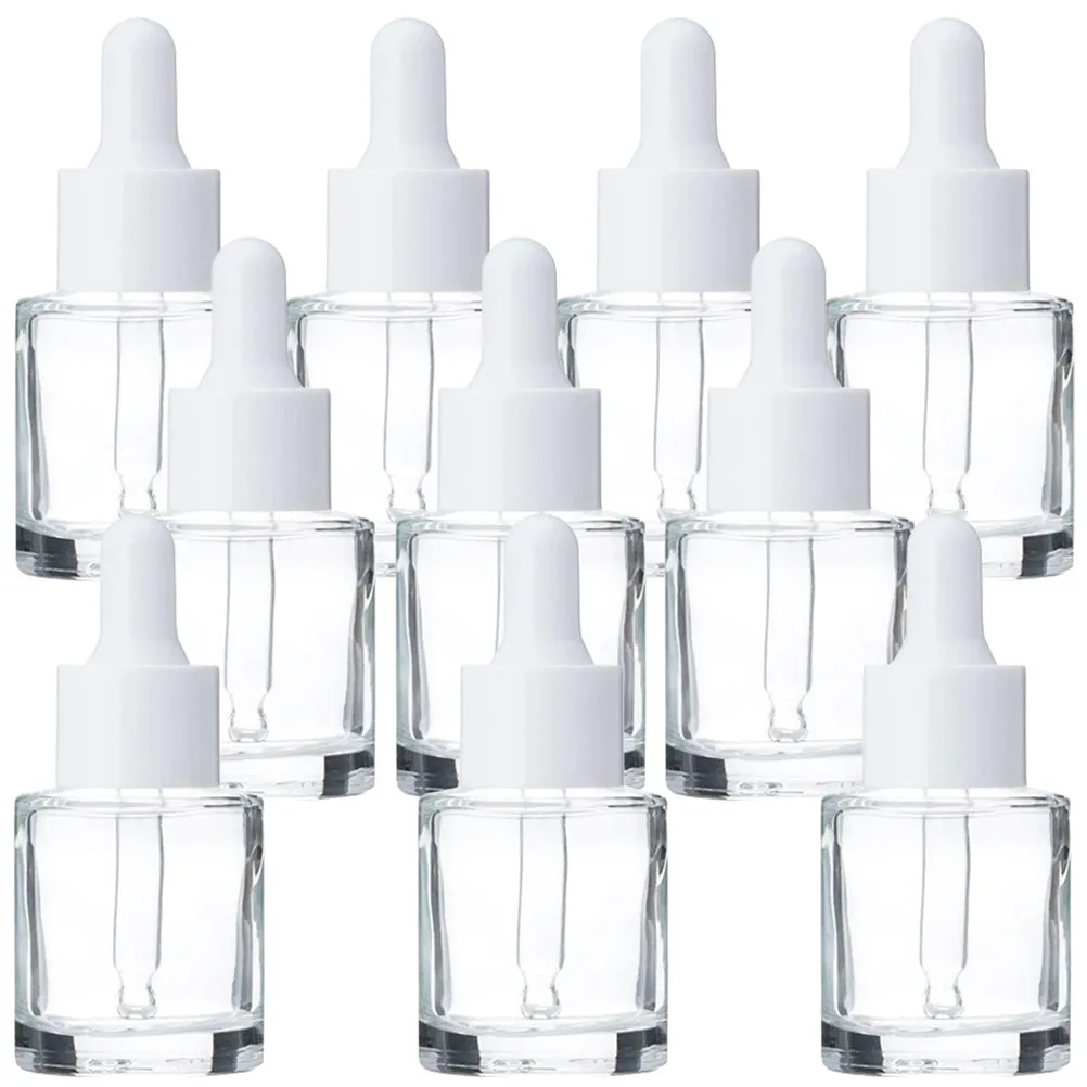 

20Pcs Essential Oil Dropper Bottles Clear Glass Small Refillable Leakproof Bottles for Travel DIY Aromatherapy Oil Dispense