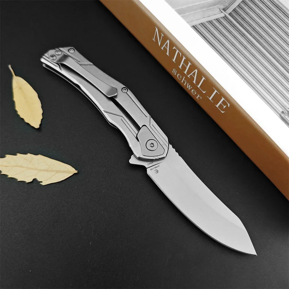 1380 Assisted Open Flipper Folding Knife 3