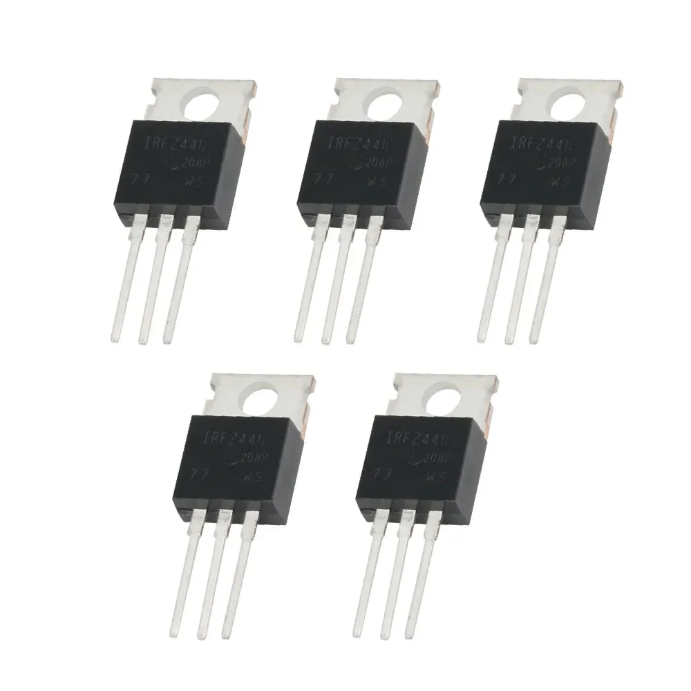 5/10/20PCS Mosfet Transistor IRFZ44N High-Performance Power 49A 55V Field Effect Transistors  IRFZ44NPBF IRFZ44 TO220