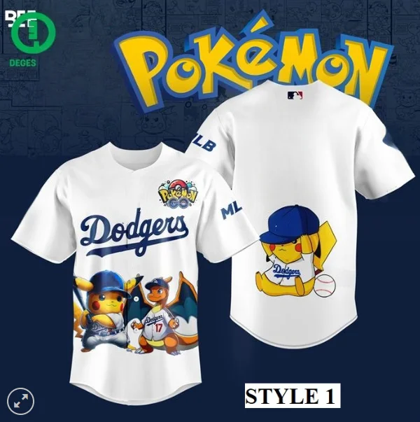 Pokemon Pikachu Baseball Jersey 2026 New Kids/Adults Quick Drying T-shirt Suitable for Daily and Training Wear Family Matching