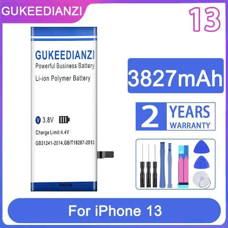 

For Apple Iphone 13 Mobile Phone Battery 3827Mah High Performance Safe