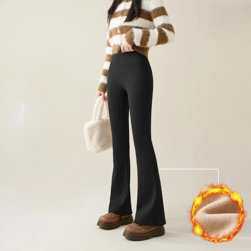 กางเกงโยคะพลัสไซส์สำหรับผู้หญิง เลกกิ้งเซ็กซี่ กางเกงรัดรูปสบายๆ สไตล์เกาหลี สำหรับฤดูใบไม้ร่วงและฤดูหนาว ผู้หญิง ไซส์เจ็ดฟุต ผ้าโมดอล เนื้อผ้าเรียบเนียน สีสันสดใส