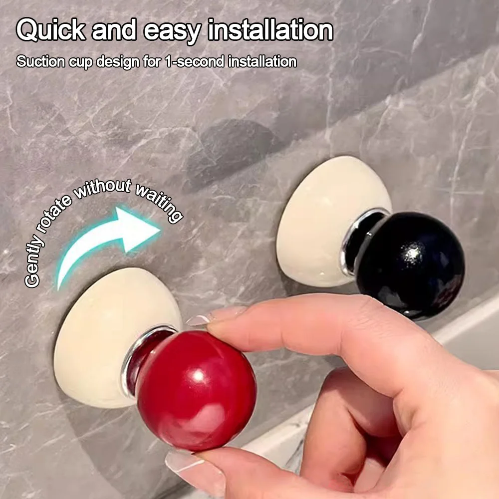 

Punch-Free Dopamine Adhesive Hooks Heavy Duty Wall Mount Bathroom Adhesive Wall Hook Home Storage Accessories