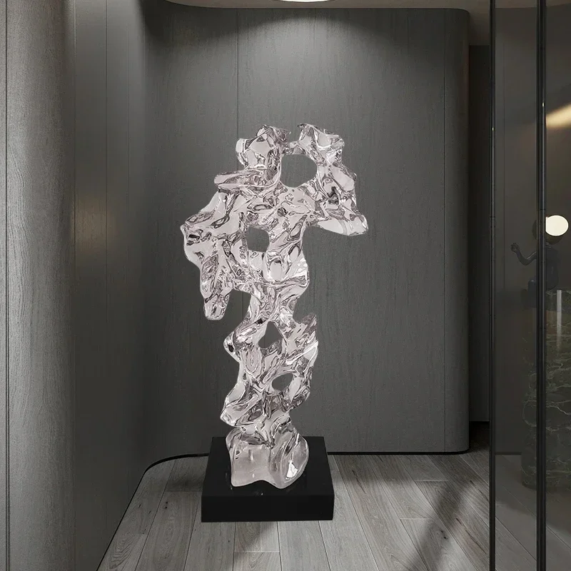 High-end hotel lobby Taihu stone ornament