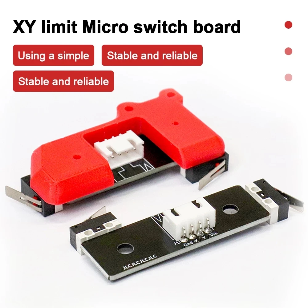 1PC 1A 125V XY Achse Endschalter XH 2,54 4PIN PCB Board Für VORON 2,4 3D Drucker Ersatzteile platte Mechanische Micro Schalter Platten