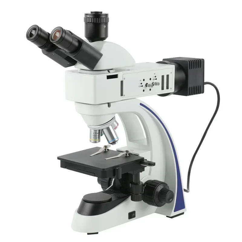 Industrial Uprigh Metallurgical Microscope Trinocular Achromatic Microscope For Metal Alloys Ceramics Surface Silicon Wafer IC