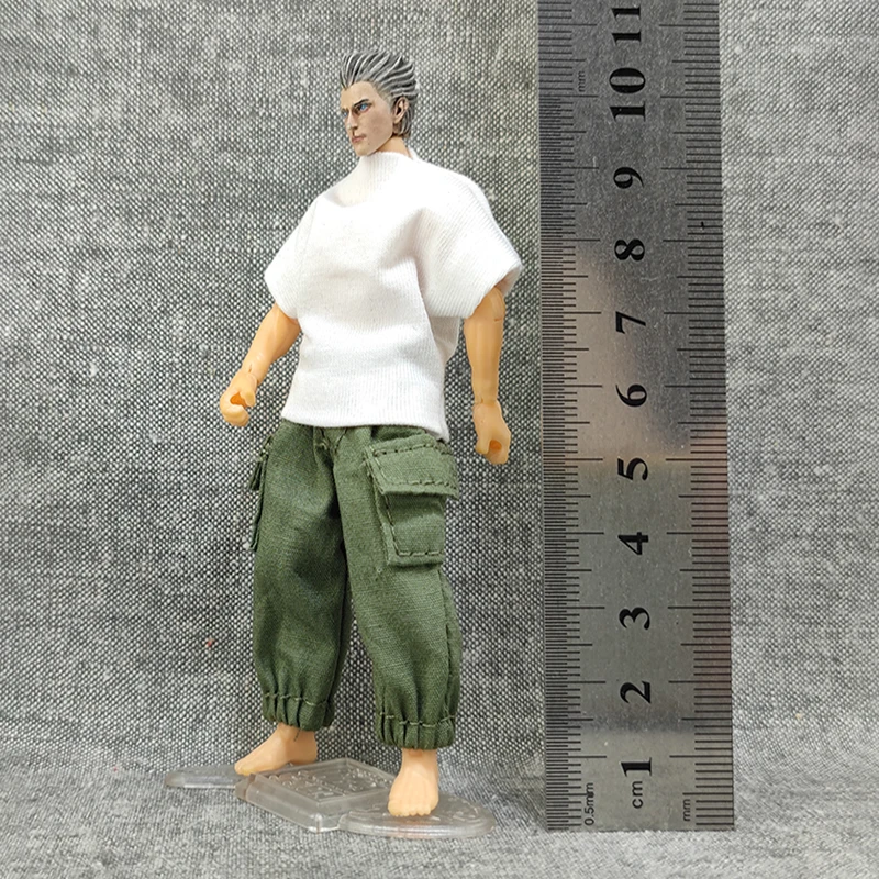 1/18 Male Soldier 3.75 inch Loose workwear pants fit Action Figure Movable Dolls