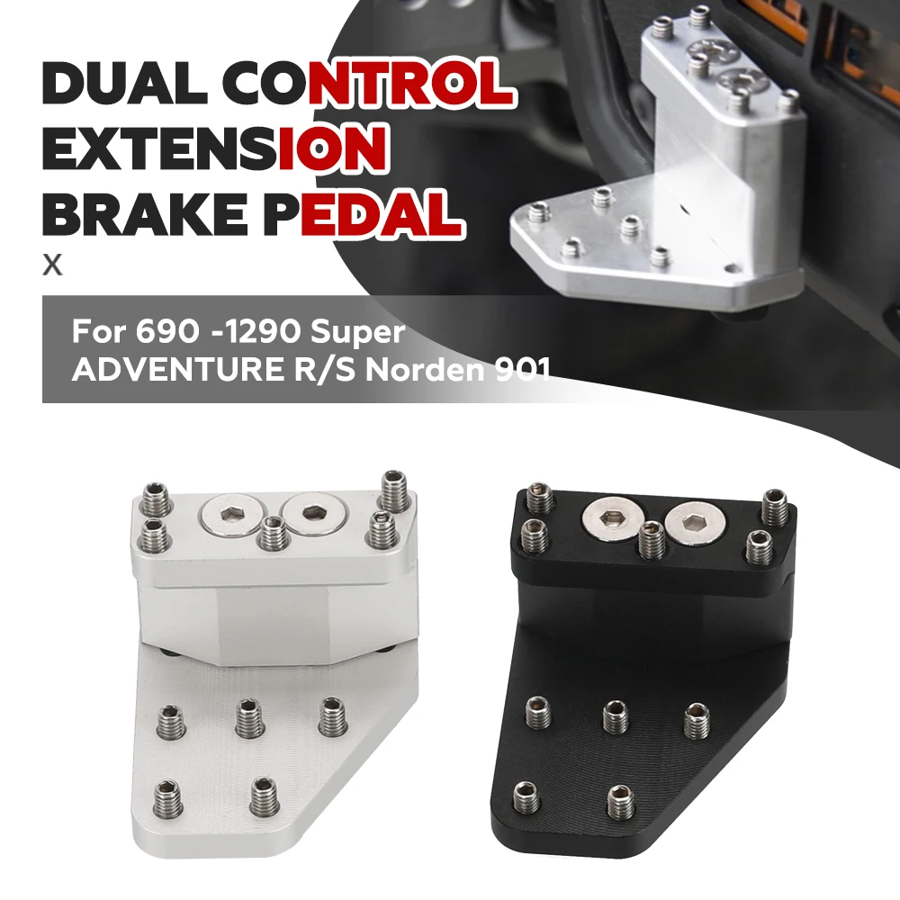 

For KTM 690 790 890 950 990 1050 1090 1190 1290 Super ADVENTURE R/S Norden 901 DualControl Brake Lever Enlarger Tip System Riser
