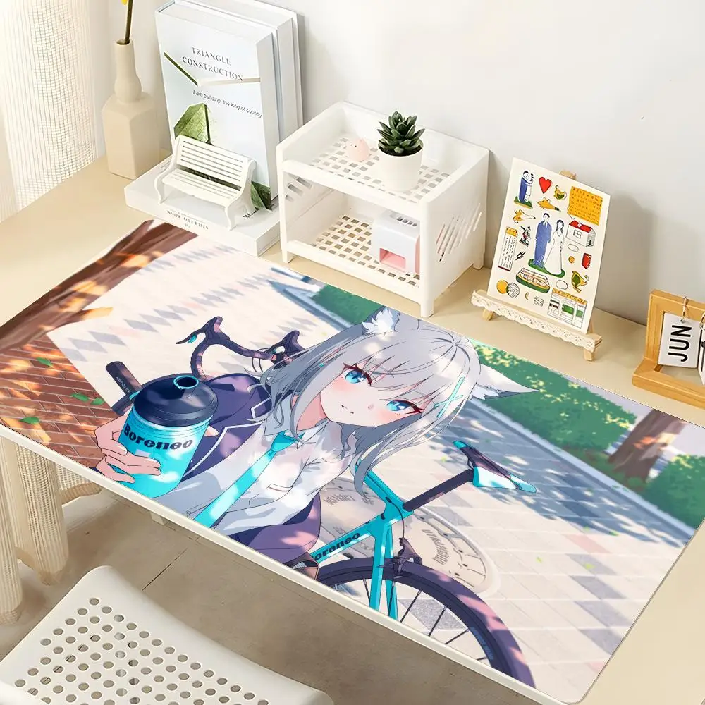

Anime Shiroko Sunaookami Mouse Pad Gaming Mousepad Abstract Large 900x400x5mm MouseMat Gamer XXL Mause Carpet PC Desk