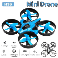 H36 Mini RC Drone 6-Axis Headless FPV Drones 360° Flip Pocket Remote Control Quadcopter Toys Christmas Gift For Kids