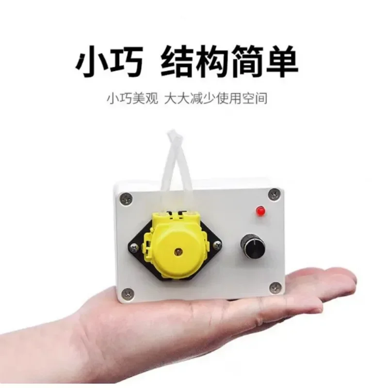Food Grade Peristaltic Pump, Lab Micro Dosing Pump Head, Mini Constant Flow Liquid Transfer Water Pump