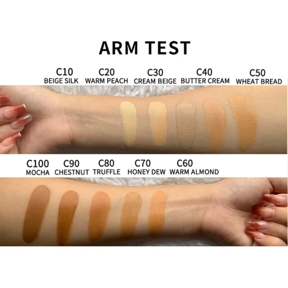 Custom Logo Vegan Face Foundation Concealer Pen Long Lasting Dark Circles Corrector Contour Concealers Stick Blusher Makeup