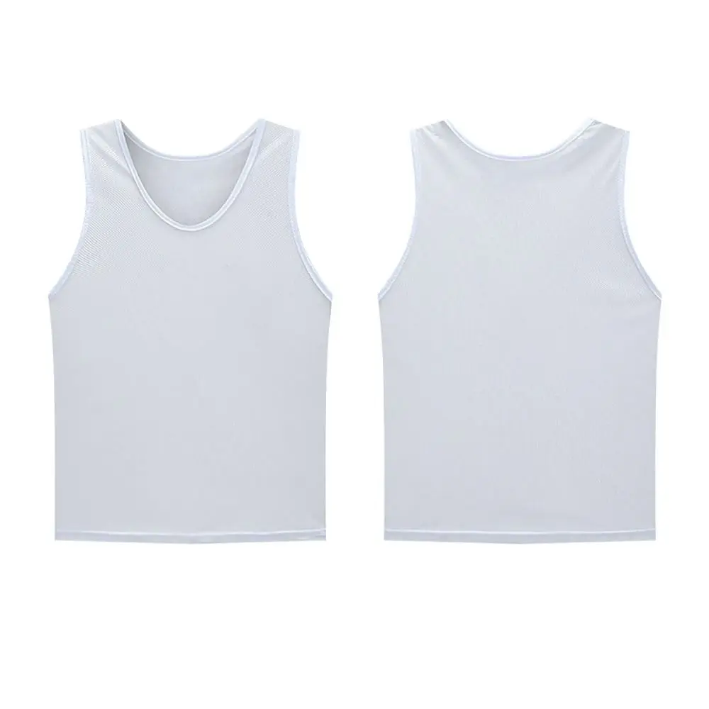 3 Size Sleeveless Mesh Vest Sleeveless Multicolor Training Tank Top Breathable Hollow Out Design
